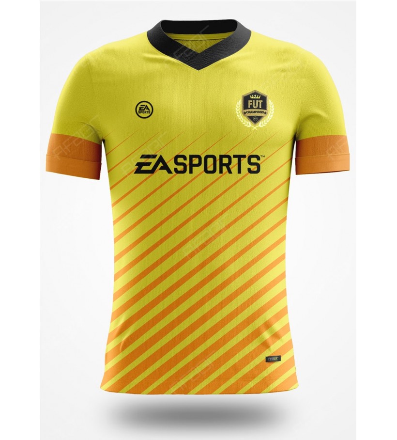 Camisa Fut Champions Elite Edition Amarelo e Laranja
