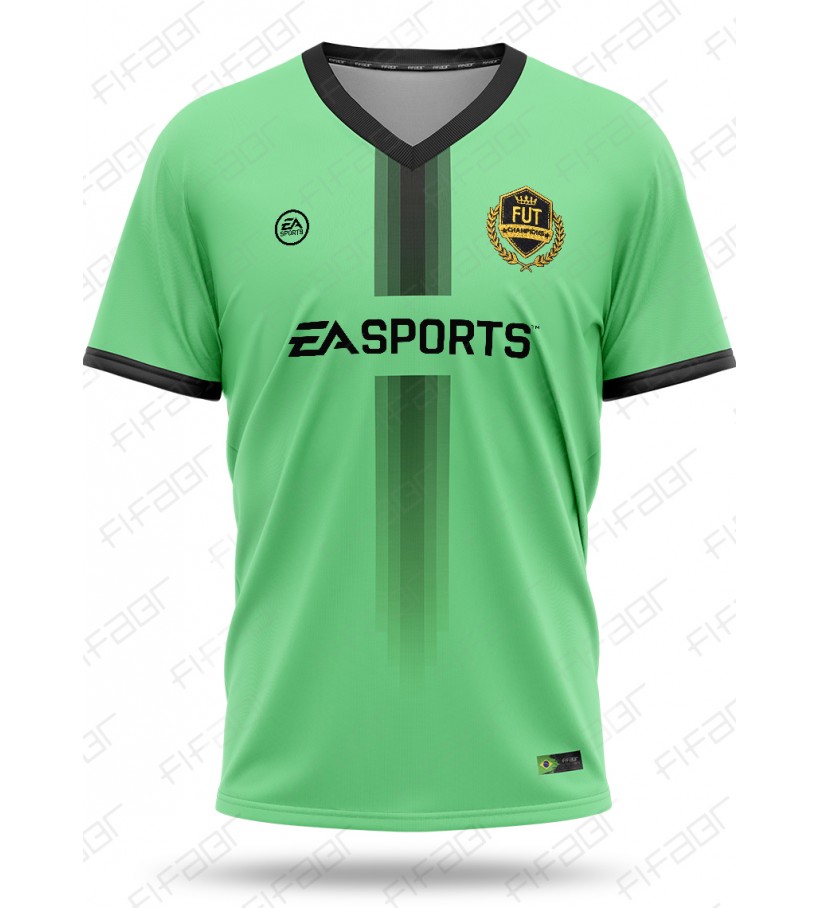 Camisa Fut Champions Top 100 Edition Verde com Detalhe em Preto