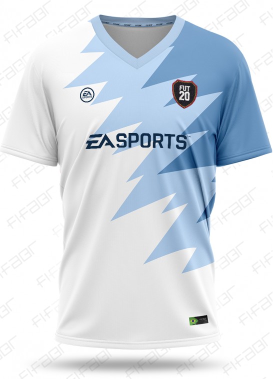 Camisa Ultimate Team Futties Edition Azul e Branco