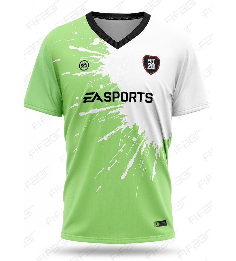 Camisa Ultimate Team Fut Other Edition Verde e Branca